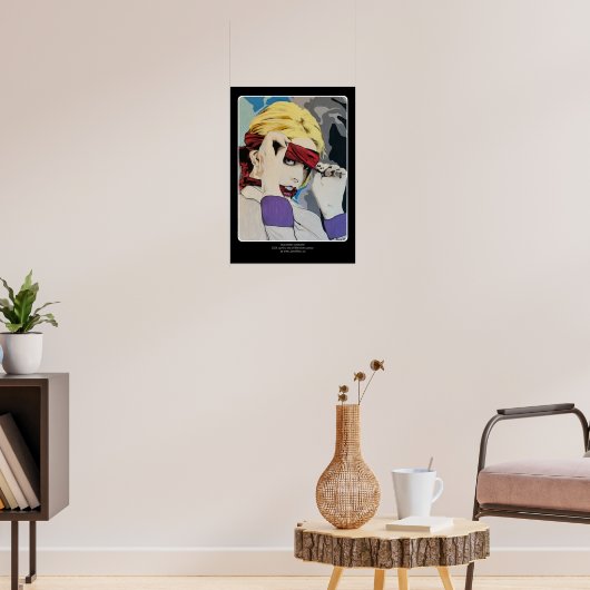'Stockholm-Syndrom' Gemälde an einem Poster (Wohnzimmer 3)