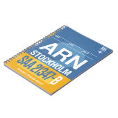 Stockholm - Travel Journal Notizblock (Linke Seite)