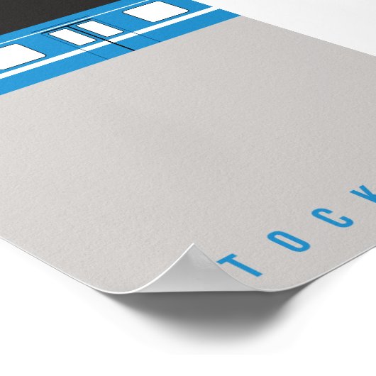 Stockholm - U-Bahn - Poster (Ecke)