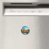 Stockholm Vibranly Cityscape Magnet (In Situ (Geschirrspüler))