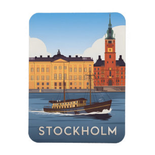 Stockholm Vintag Magnet