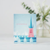 Stockholm Vintage Travel Poster - Art Postkarte (Stehend Vorderseite)