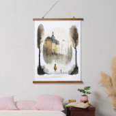 Stockholm Wandteppich Mit Holzrahmen (Schlafzimmer)