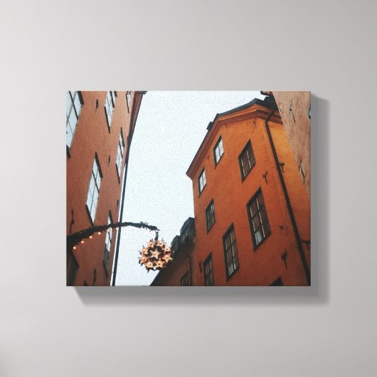 Stockholmer Altstadt Leinwanddruck (Vorderseite)