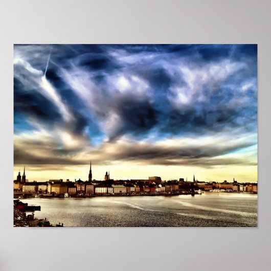 Stockholmer Altstadt Poster (Vorne)