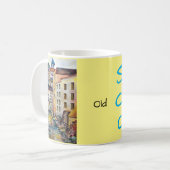 Stockholmer Altstadt - Typografie Kaffeetasse (Vorderseite Links)