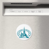 Stockholmer Briefmarke Magnet (In Situ (Geschirrspüler))