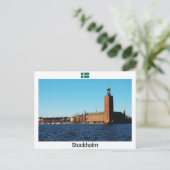 Stockholmer Rathaus - Schweden Postkarte (Stehend Vorderseite)