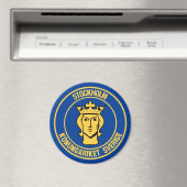 Stockholmer Rundemblem Magnet (In Situ (Geschirrspüler))