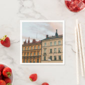 Stockholmer Stadtbild Serviette (Beispiel)