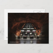 Stockholmer Untergrund I mit Stadtname Postkarte (Vorne/Hinten)