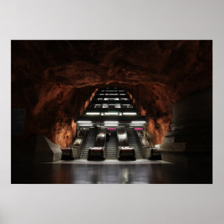 Stockholmer Untergrund I Poster