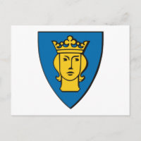 Stockholmer Wappen Postkarte