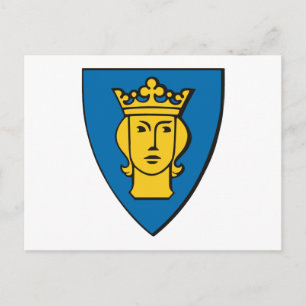 Stockholmer Wappen Postkarte