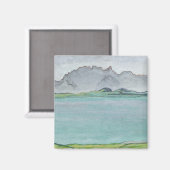 Stockhorn und Thunersee, 1911 Magnet (Vorderseite/Rückseite)