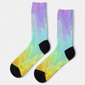 Stöckige, strahlende Socken (Linkes Detail)