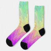 Stöckige, strahlende Socken (Linkes Detail)