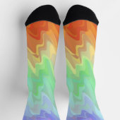 Stöckige, strahlende Socken (Oben)