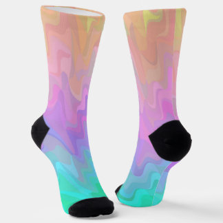 Stöckige, strahlende Socken