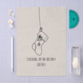 Stocking up on holiday cheers! seidenpapier (Handwerk)