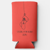 Stocking up on holiday cheers! selters dosenkühler (Vorderseite)