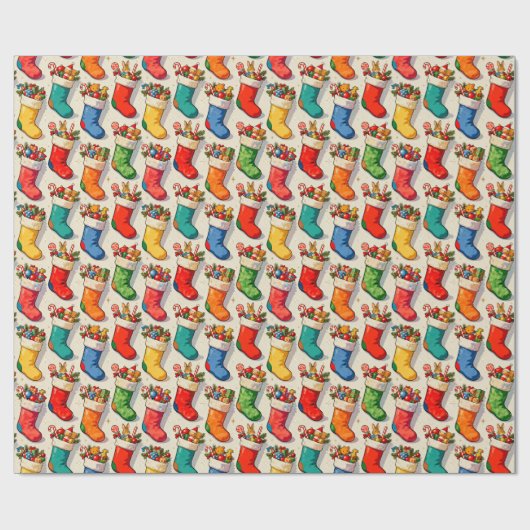Stockings Filled Geschenkpapier (Flach)