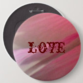 Stockmalve 10 abstrakt 3 Liebe Button (Vorne & Hinten)