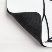 Stockmann mit Rosenstrauß Mousepad (Ecke)