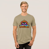 Stocknüchtern - Tri-Blend shirt (Vorderseite voll)