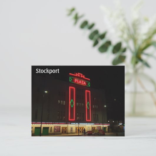 Stockport Plaza Postkarte (Stehend Vorderseite)