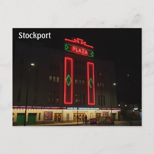 Stockport Plaza Postkarte (Vorderseite)
