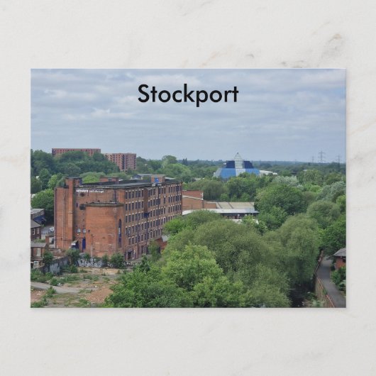 Stockport Postkarte (Vorderseite)