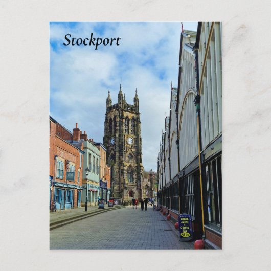 Stockport Postkarte (Vorderseite)