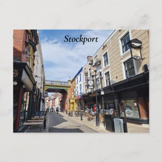 Stockport Postkarte (Vorderseite)