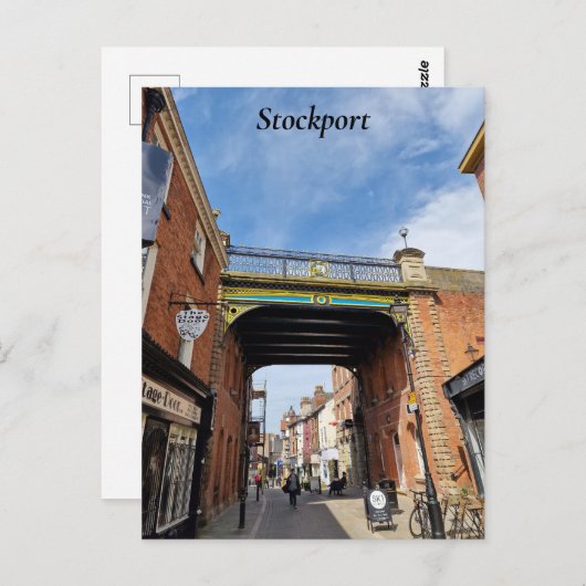 Stockport Postkarte (Vorne/Hinten)