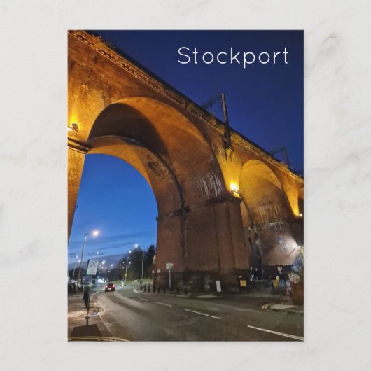Stockport Postkarte (Vorderseite)