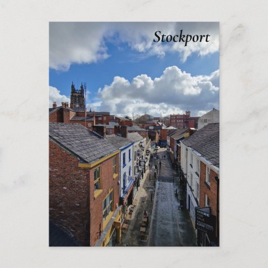 Stockport Postkarte (Vorderseite)