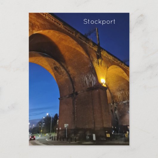 Stockport Postkarte (Vorderseite)