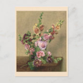 Stockrosen  postkarte (Vorderseite)