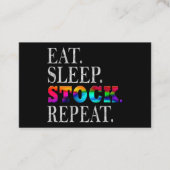 stocks stock market finance visitenkarte (Vorderseite)