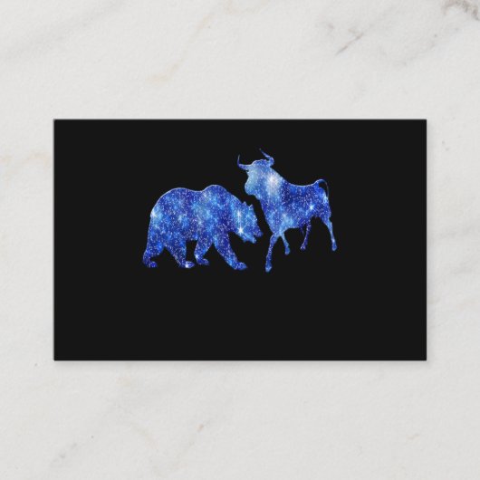 stocks stock market finance visitenkarte (Vorderseite)