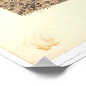 Stockton, CA Panorama Karte 1870 (1667A)-nicht res Poster (Ecke)