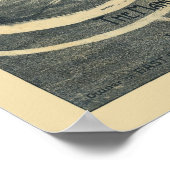 Stockton, CA Panorama Karte - 1895 Poster (Ecke)