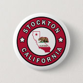 Stockton California Button (Vorderseite)
