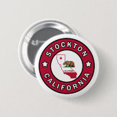 Stockton California Button (Vorne & Hinten)