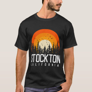 Stockton California CA Vintag 70er 80er 90s Retro T-Shirt