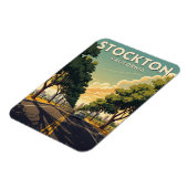 Stockton California Central Valley Magnet (Linke Seite)