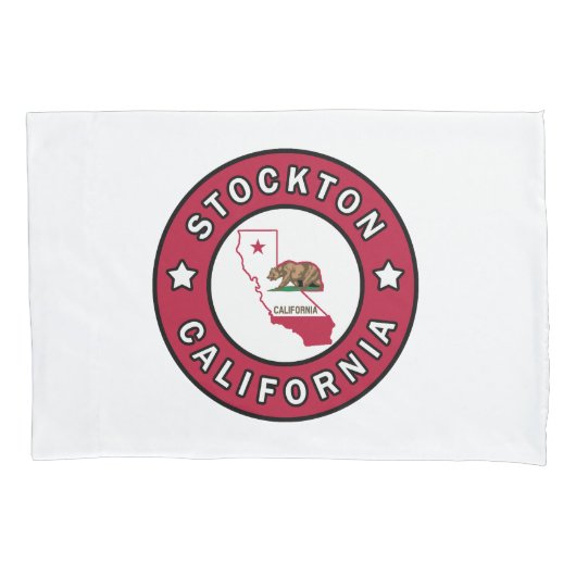Stockton California Kissenbezug (Vorderseite)