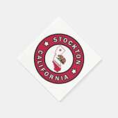 Stockton California Serviette (Ecke)