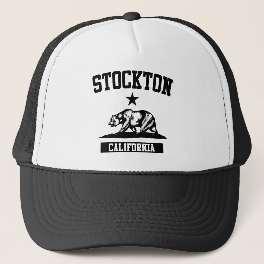 Stockton California Truckerkappe (Vorderseite)